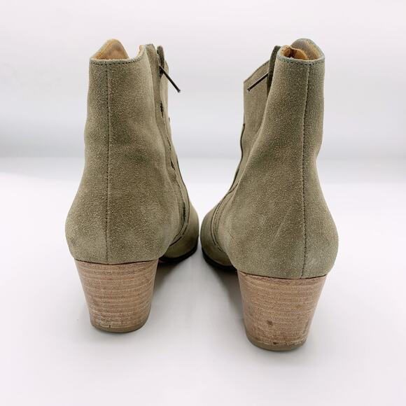 Isabel Marant Etoile Dicker Suede Leather Boots - Picture 11 of 13